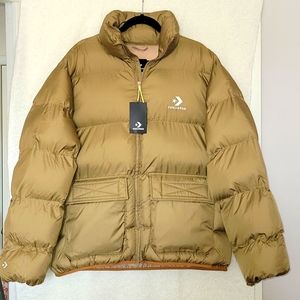 Men's Converse Patch Pocket Core Puffer Jacket  Size Large